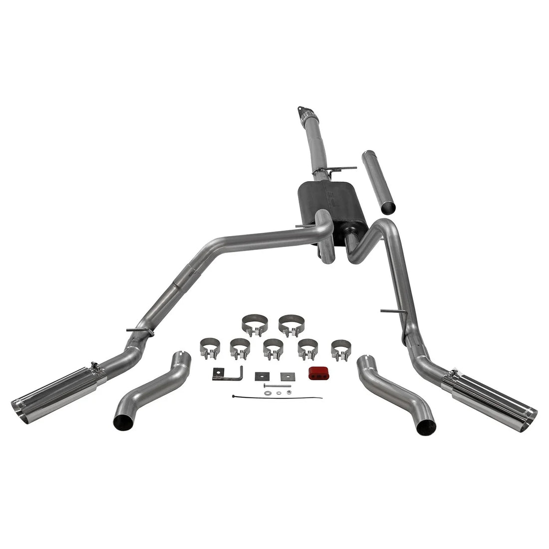 Flowmaster American Thunder Cat-Back Exhaust System fits 2019-2026 Chevrolet Silverado 1500 / GMC Sierra 1500 - Installati...