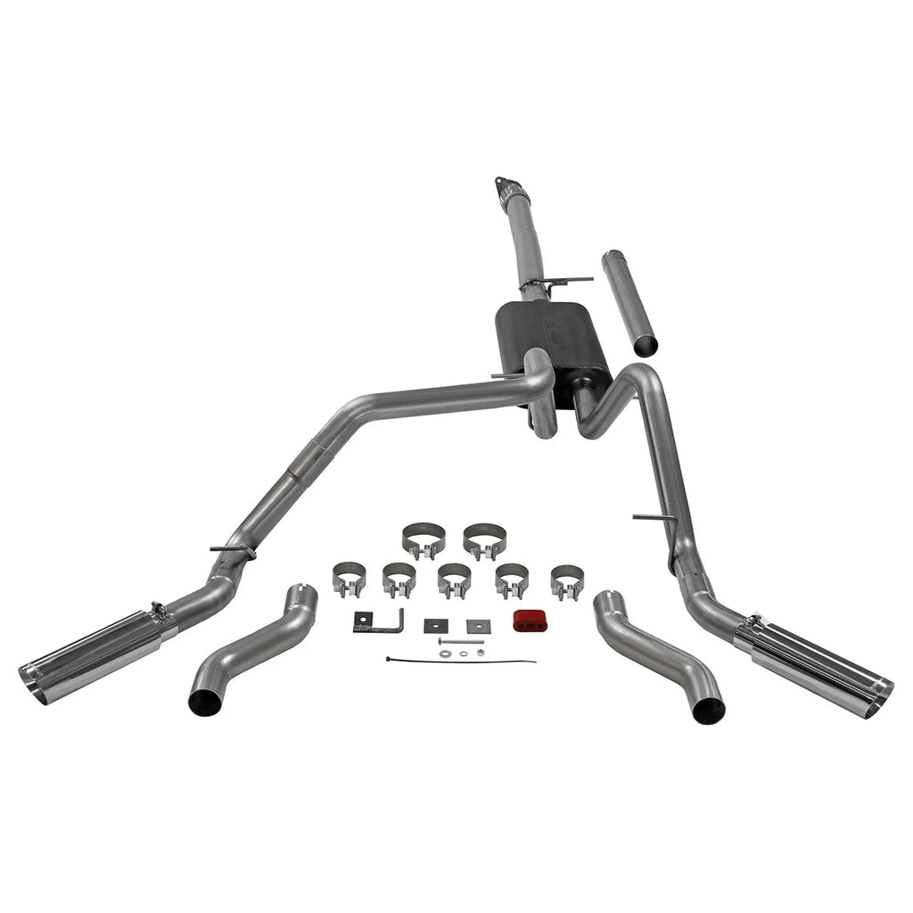 Flowmaster American Thunder Cat-Back Exhaust System fits 2019-2026 Chevrolet Silverado 1500 / GMC Sierra 1500 - Installati...