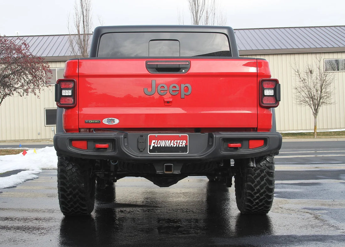Flowmaster American Thunder Cat-Back Exhaust System fits 2021 Jeep Gladiator 80th Anniversary / 2022 Jeep Gladiator Altitu...