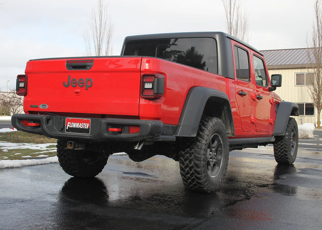 Flowmaster American Thunder Cat-Back Exhaust System fits 2021 Jeep Gladiator 80th Anniversary / 2022 Jeep Gladiator Altitu...