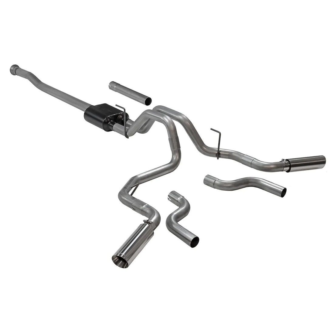 Flowmaster American Thunder Cat-Back Exhaust System fits 2021-2025 Ford F-150 - Back View