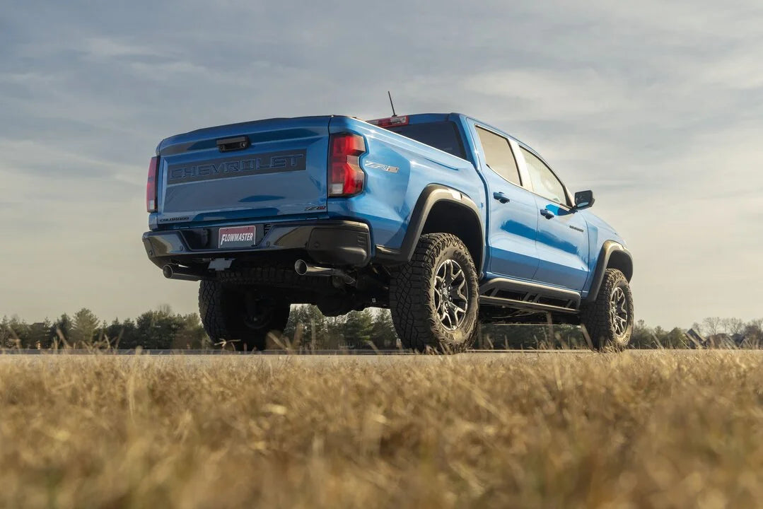 Flowmaster American Thunder Cat-Back Exhaust System fits 2023-2026 Chevrolet Colorado / GMC Canyon - Back View