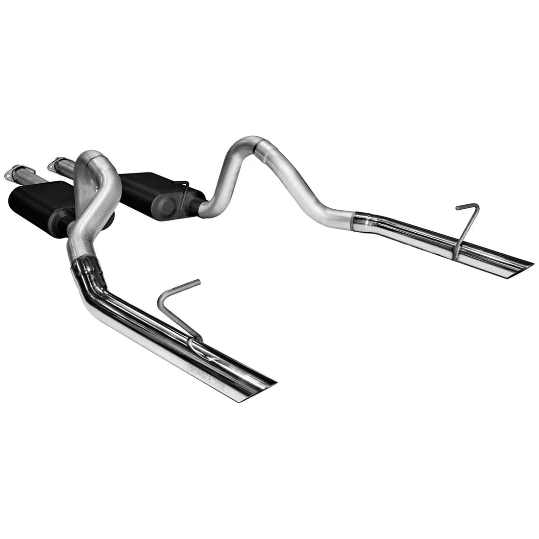 Flowmaster American Thunder Cat-back Exhaust System fits 1986-1993 Ford Mustang - Side View