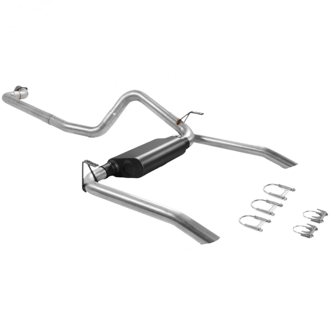 Flowmaster American Thunder Cat-back Exhaust System fits 1993-1995 Chevrolet Camaro / Pontiac Firebird - Side View