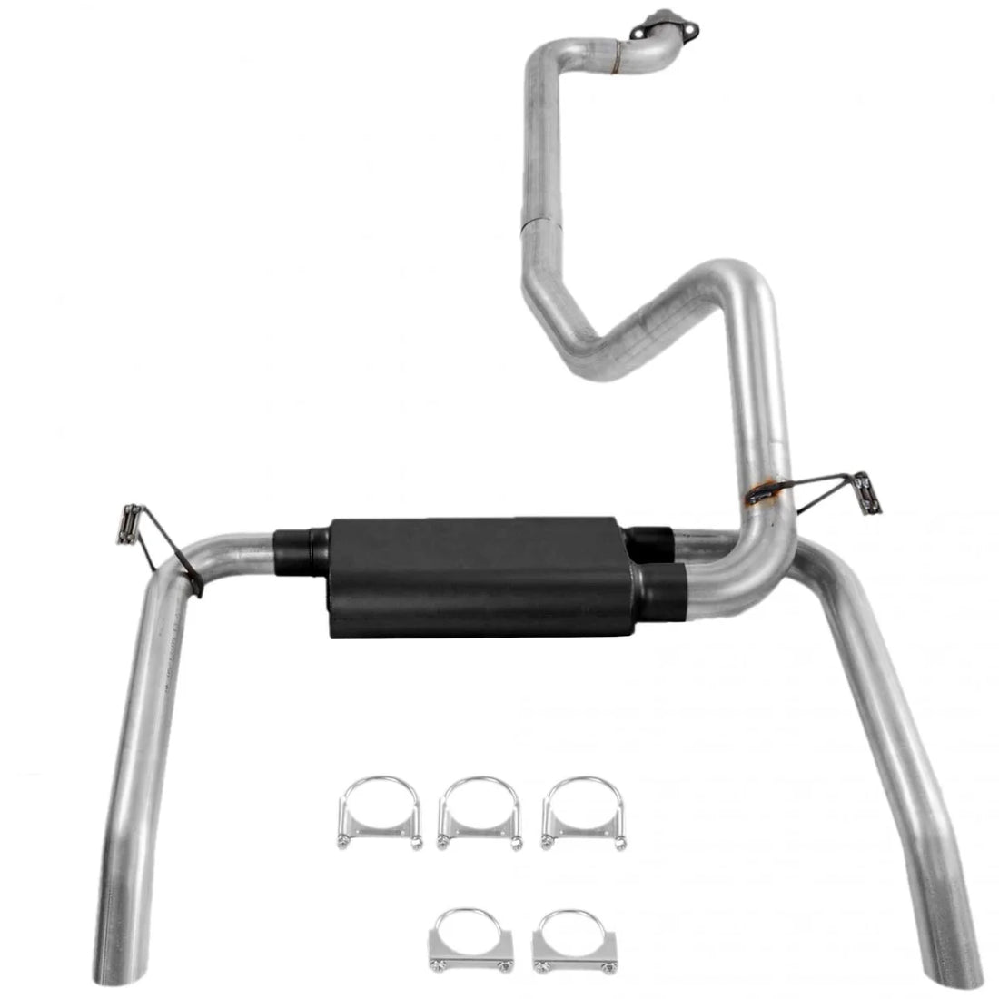 Flowmaster American Thunder Cat-back Exhaust System fits 1993-1995 Chevrolet Camaro / Pontiac Firebird - Back View