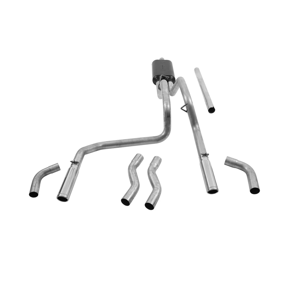 Flowmaster American Thunder Cat-back Exhaust System fits 1994-2002 Dodge Ram 1500 / Ram 2500 / Ram 3500 - Installation View