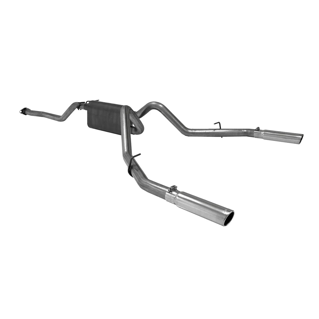 Flowmaster American Thunder Cat-back Exhaust System fits 1998-2011 Ford Ranger / Mazda B3000 / B4000 - Side View