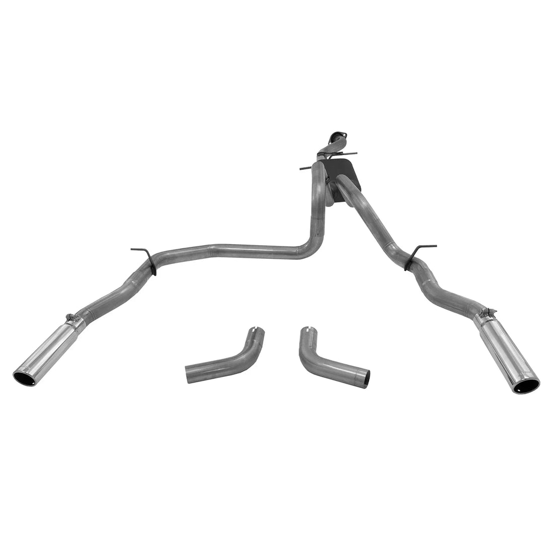 Flowmaster American Thunder Cat-back Exhaust System fits 1999-2007 Chevrolet Silverado 1500 / GMC Sierra 1500 - Back View
