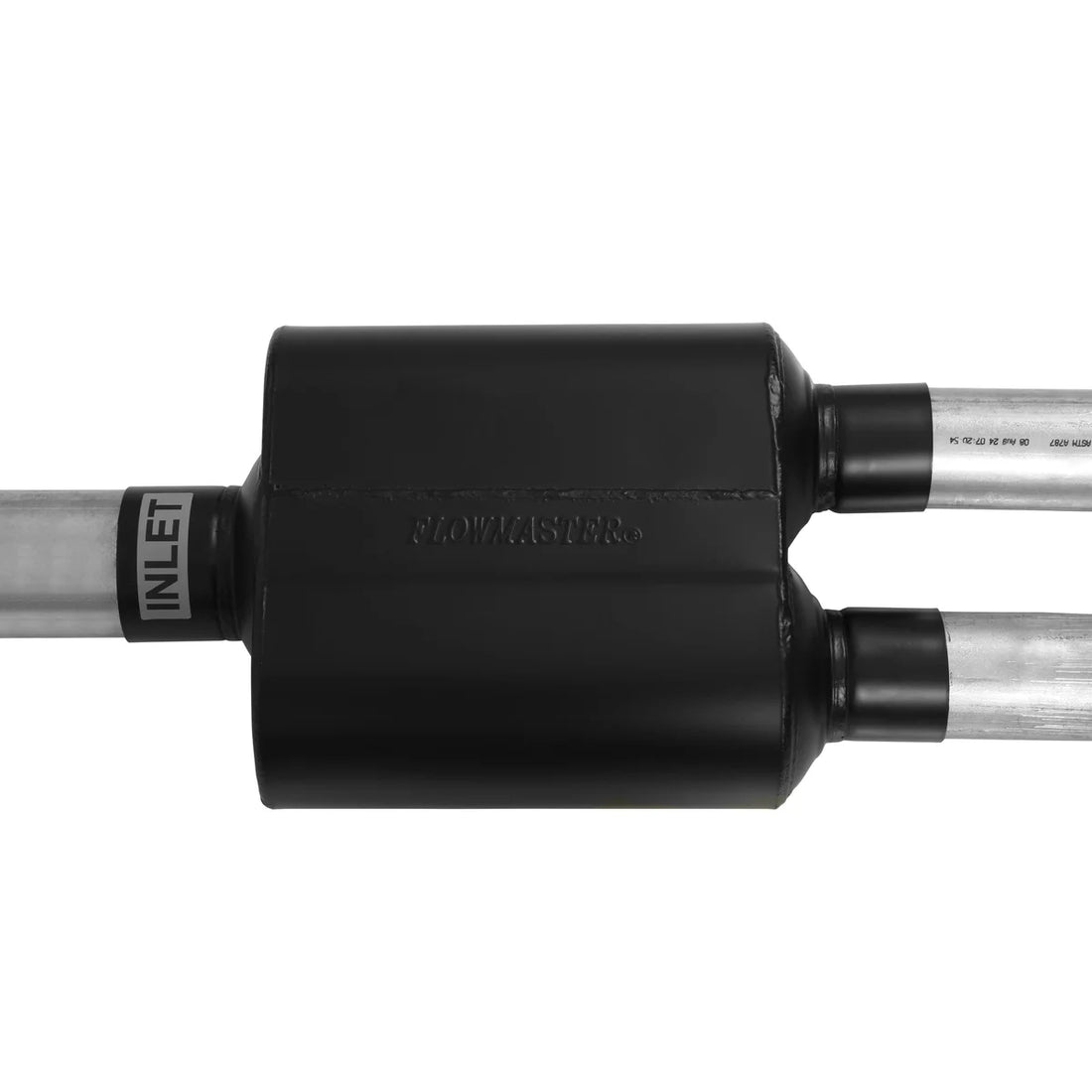 Flowmaster American Thunder Cat-back Exhaust System fits 2004-2008 Ford F-150 / F-150 Heritage / Lincoln Mark LT - Side View