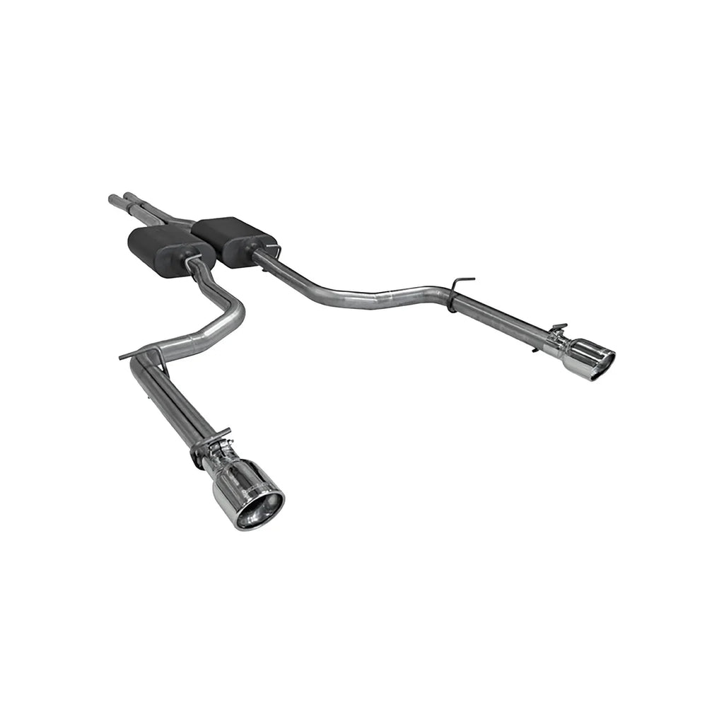 Flowmaster American Thunder Cat-back Exhaust System fits 2005-2010 Chrysler 300 / Dodge Charger / Magnum - Back View