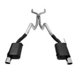 Load image into Gallery viewer, Flowmaster American Thunder Cat-back Exhaust System fits 2005-2010 Ford Mustang - Side View
