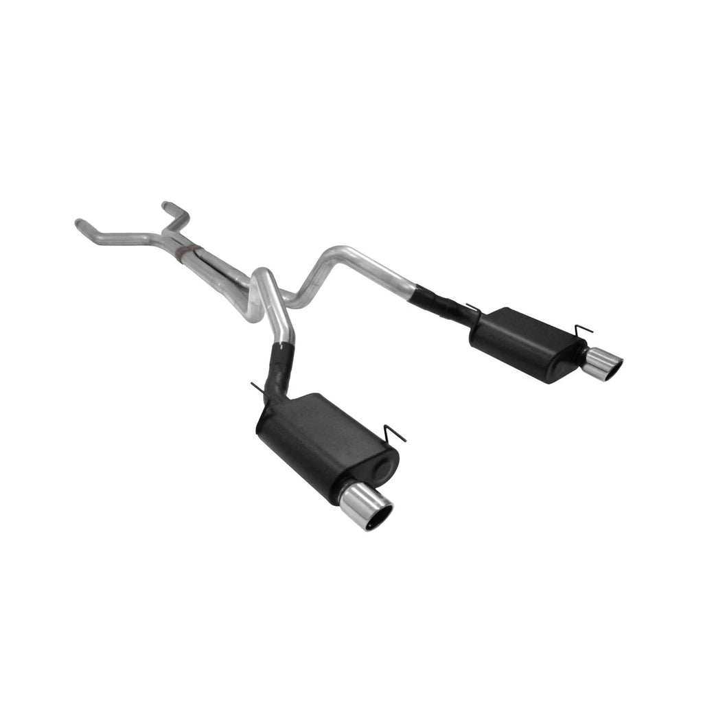Flowmaster American Thunder Cat-back Exhaust System fits 2005-2010 Ford Mustang - Back View