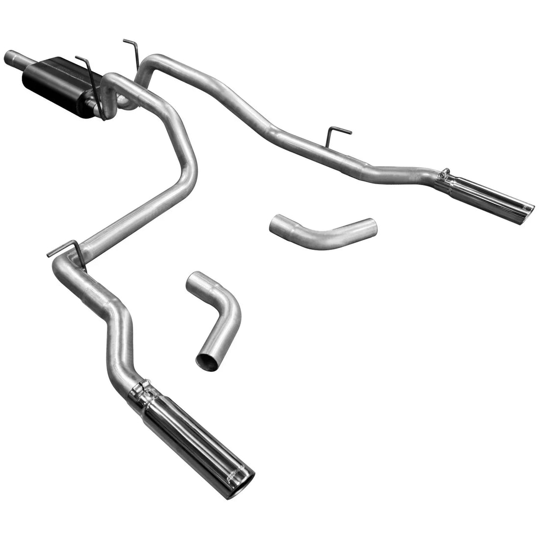 Flowmaster American Thunder Cat-back Exhaust System fits 2006-2008 Dodge Ram 1500 Laramie - Installation View