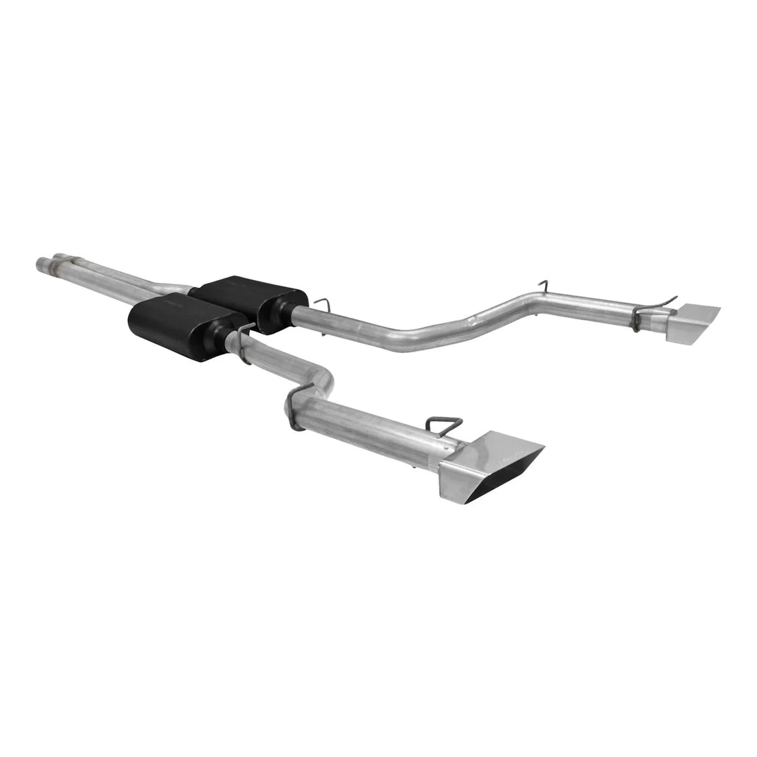Flowmaster American Thunder Cat-back Exhaust System fits 2008-2014 Dodge Challenger - Side View