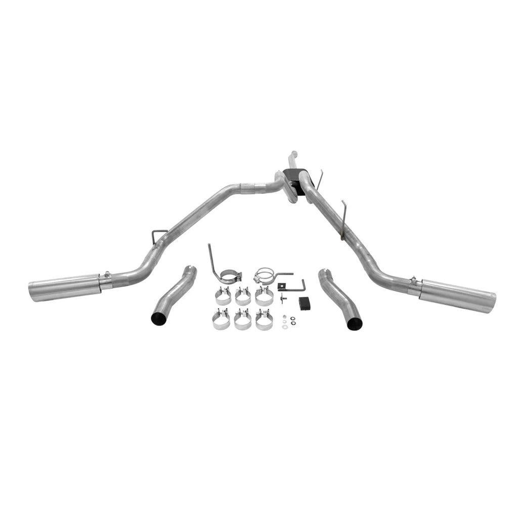 Flowmaster American Thunder Cat-back Exhaust System fits 2014-2018 Ram 2500 - Back View