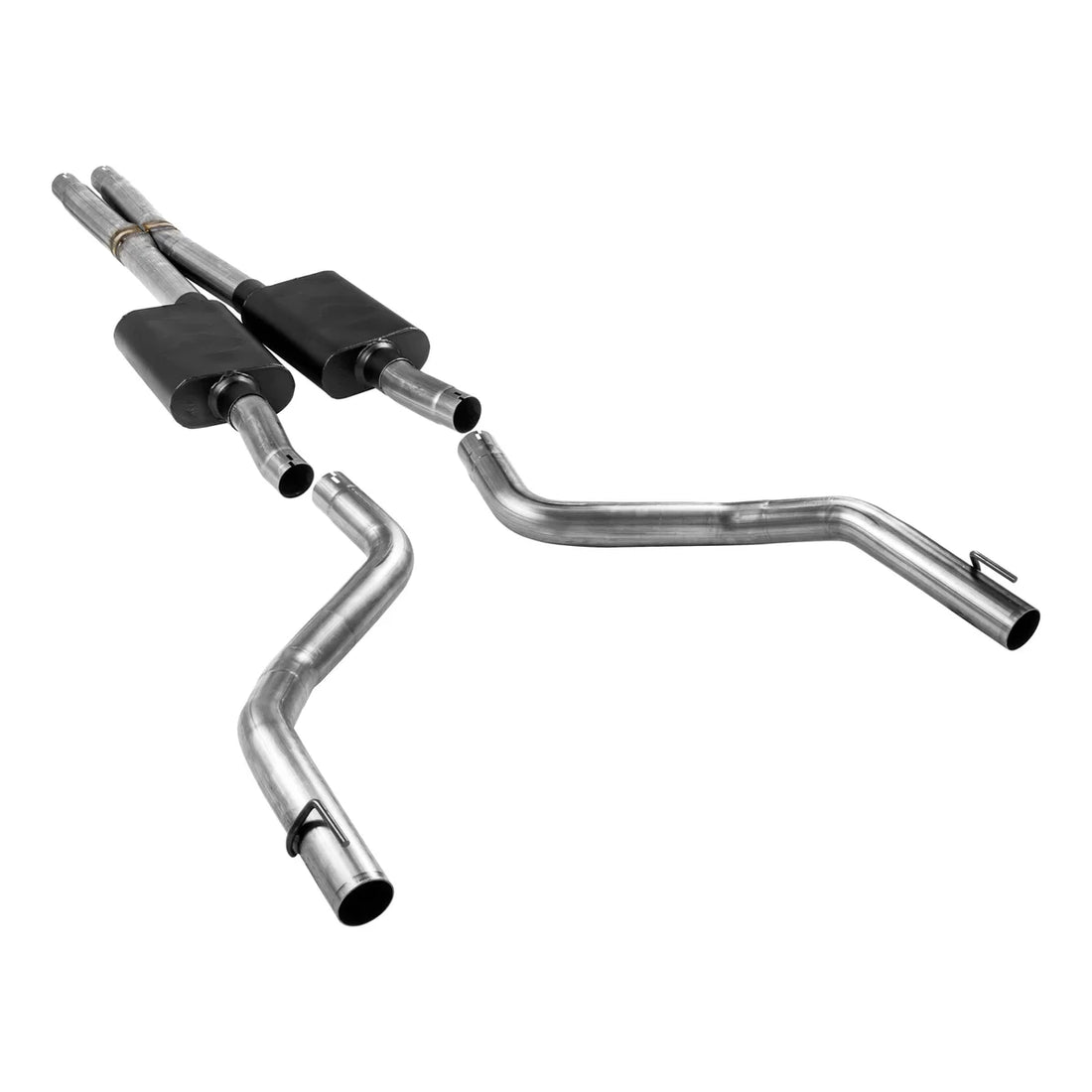 Flowmaster American Thunder Cat-back Exhaust System fits 2017-2023 Dodge Charger - Back View