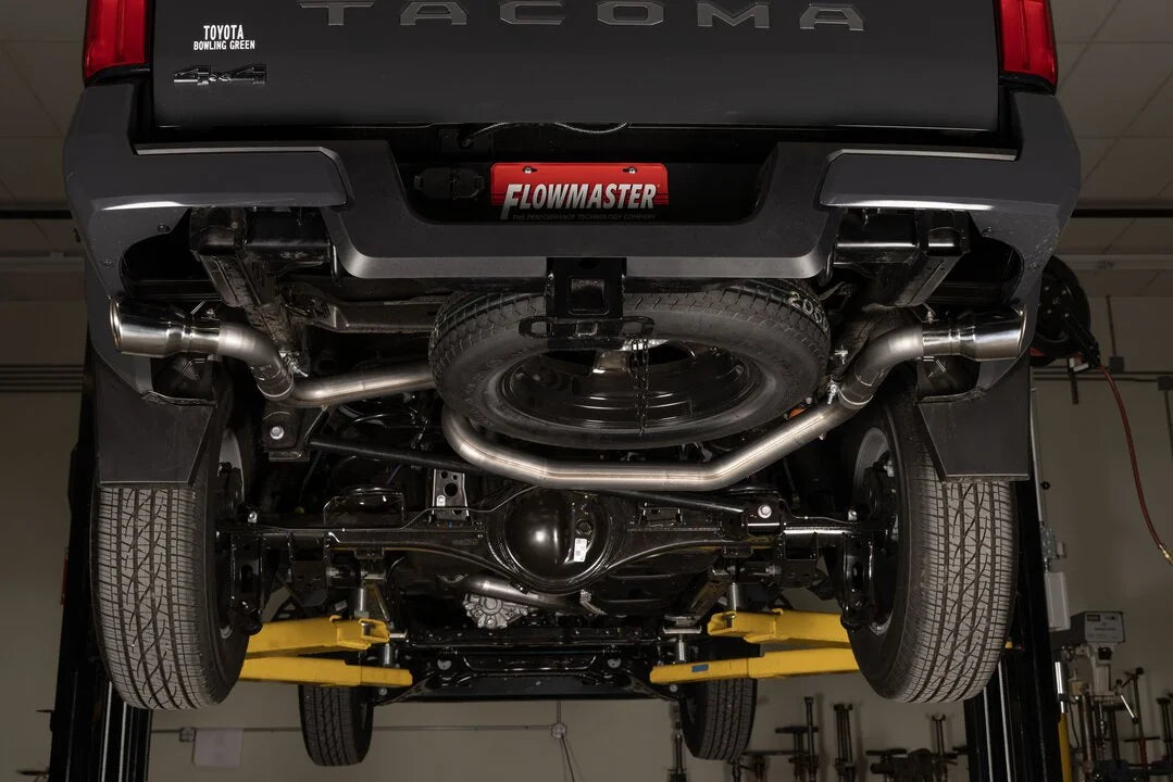 Flowmaster American Thunder Cat-back Exhaust System fits 2024 Toyota Tacoma HEV / 2025 Toyota Tacoma Limited - Installatio...