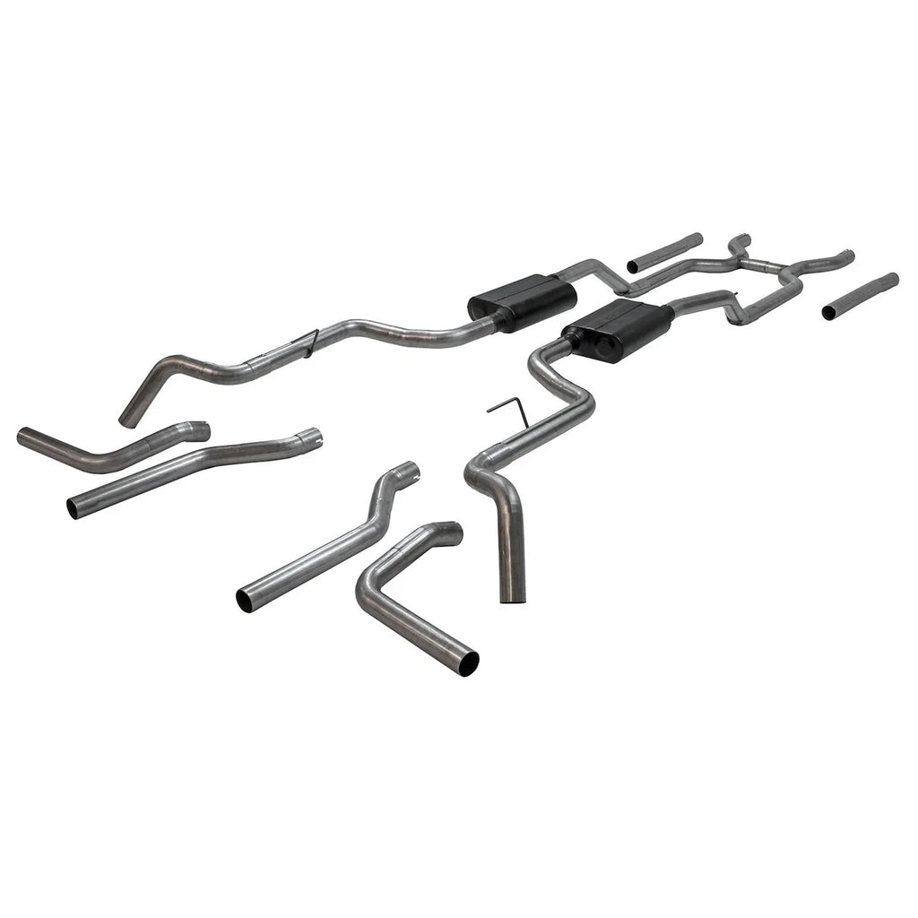 Flowmaster American Thunder Crossmember-Back Exhaust System fits 1963-1966 Chevrolet C10 Pickup / GMC 1000 / 1000 Series - Main Product Vie...