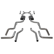 Load image into Gallery viewer, Flowmaster American Thunder Crossmember-Back Exhaust System fits 1963-1966 Chevrolet C10 Pickup / GMC 1000 / 1000 Series - Side Vie...