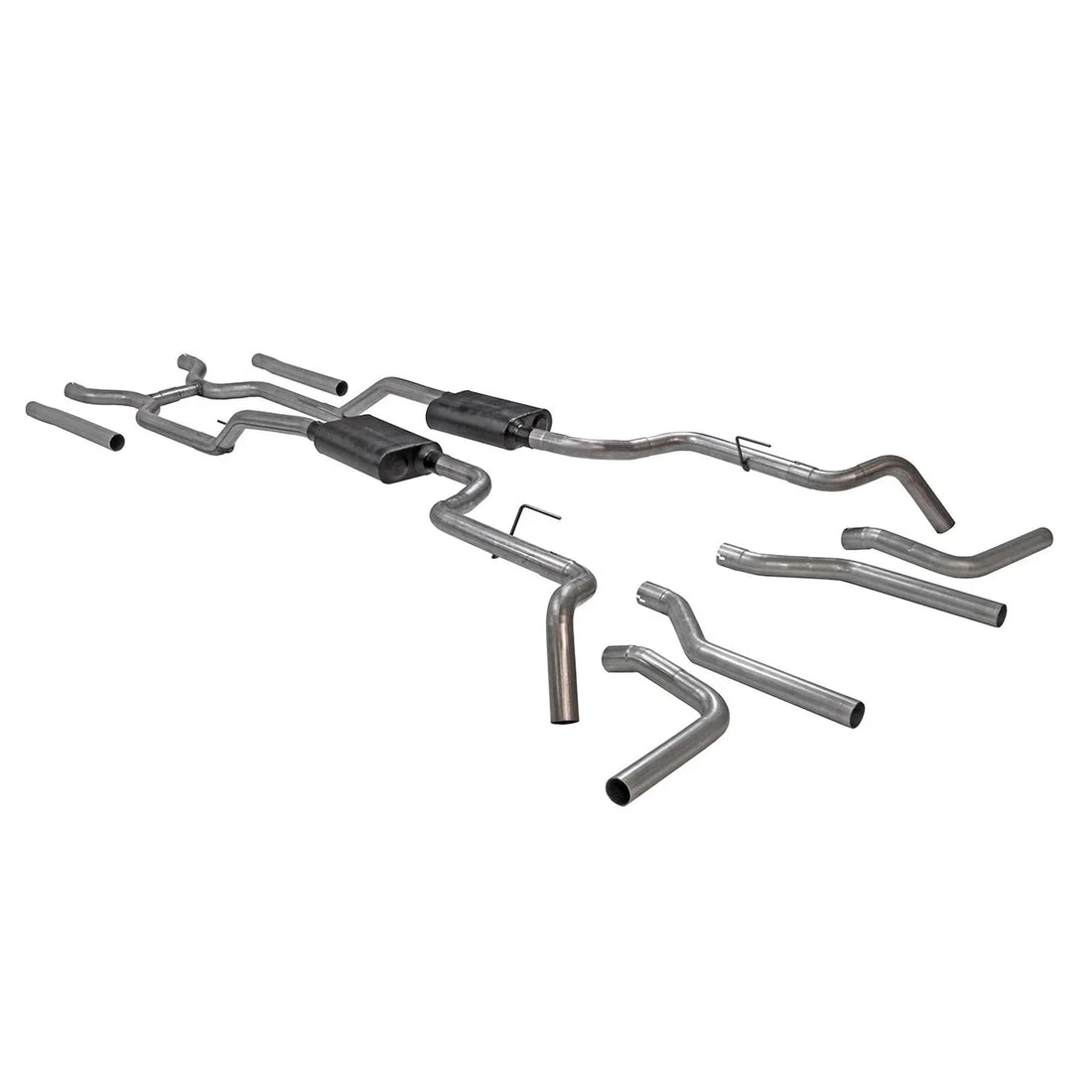 Flowmaster American Thunder Crossmember-Back Exhaust System fits 1963-1966 Chevrolet C10 Pickup / GMC 1000 / 1000 Series - Back Vie...