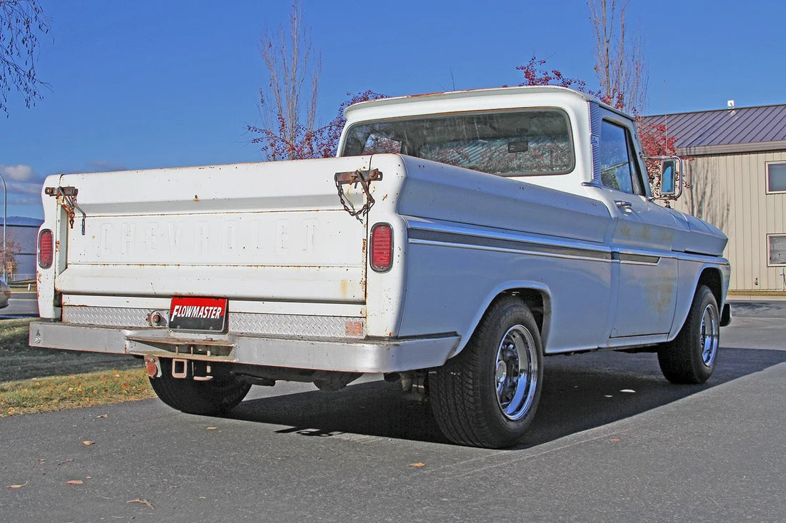 Flowmaster American Thunder Crossmember-Back Exhaust System fits 1963-1966 Chevrolet C10 Pickup / GMC 1000 / 1000 Series - Additional View ...