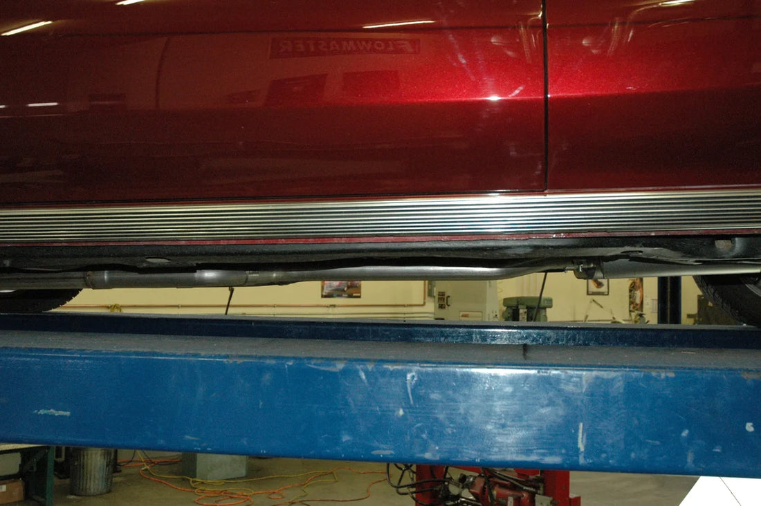 Flowmaster American Thunder Crossmember-Back Exhaust System fits 1964-1967 Buick / Chevrolet / Oldsmobile - Installation View