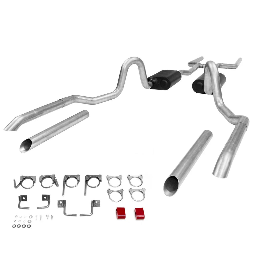 Flowmaster American Thunder Crossmember-Back Exhaust System fits 1964-1972 Buick / Chevrolet / Oldsmobile - Main Product View