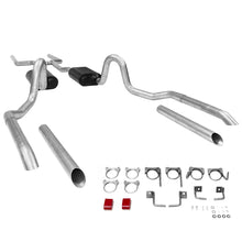 Load image into Gallery viewer, Flowmaster American Thunder Crossmember-Back Exhaust System fits 1964-1972 Buick / Chevrolet / Oldsmobile - Side View
