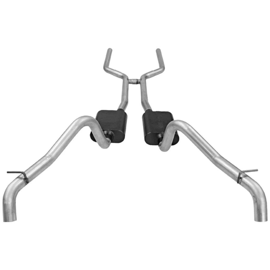 Flowmaster American Thunder Crossmember-Back Exhaust System fits 1967-1968 Chevrolet Camaro / Pontiac Firebird - Back View