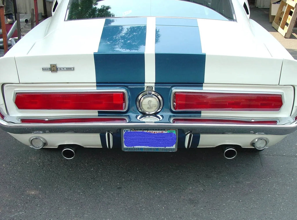 Flowmaster American Thunder Crossmember-Back Exhaust System fits 1967-1970 Ford Mustang - Back View