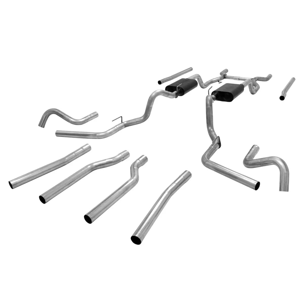 Flowmaster American Thunder Crossmember-Back Exhaust System fits 1967-1972 Chevrolet C10 Pickup / GMC C15 / C1500 Pickup - Main Product Vie...