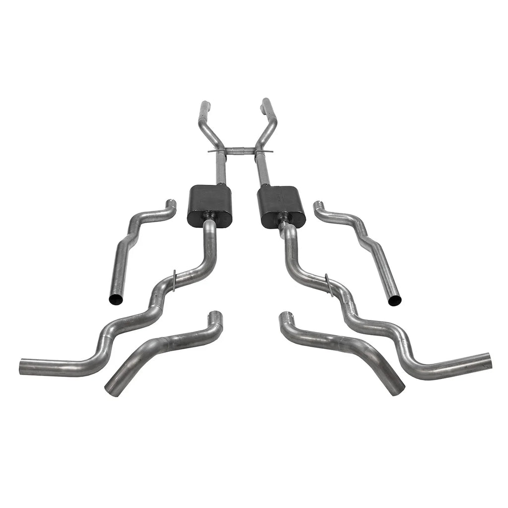 Flowmaster American Thunder Crossmember-Back Exhaust System fits 1967-1972 Chevrolet K10 Pickup / K20 Pickup / GMC K15/K15...