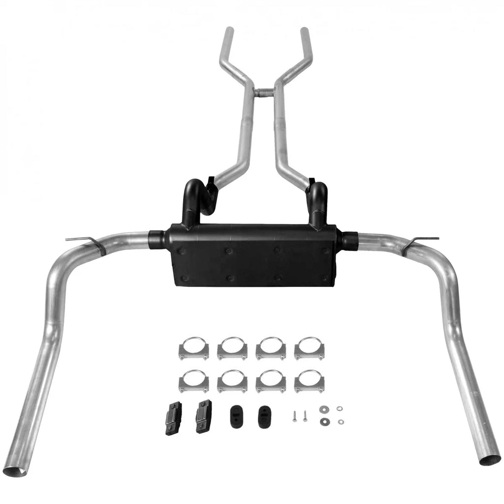 Flowmaster American Thunder Crossmember-Back Exhaust System fits 1967-1974 Chevrolet Camaro / Chevy II / Nova / Pontiac Fi...