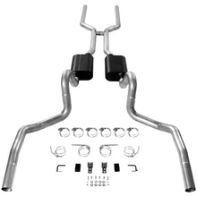 Load image into Gallery viewer, Flowmaster American Thunder Crossmember-Back Exhaust System fits 1968-1972 Buick / Chevrolet / GMC - Back View