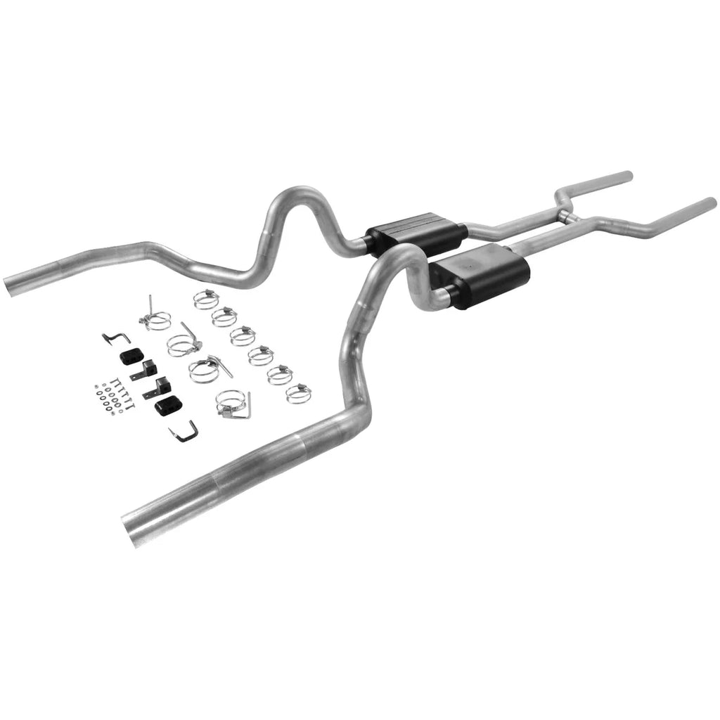 Flowmaster American Thunder Crossmember-Back Exhaust System fits 1968-1972 Buick / Chevrolet / GMC - Main Product View