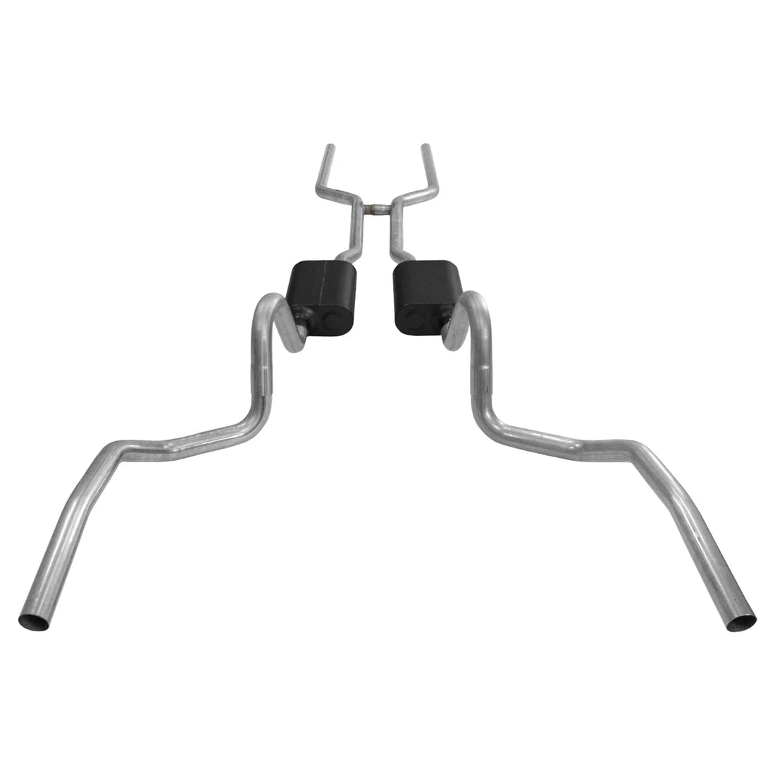 Flowmaster American Thunder Crossmember-Back Exhaust System fits 1968-1972 Buick / Chevrolet / GMC - Side View