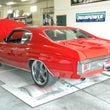 Load image into Gallery viewer, Flowmaster American Thunder Crossmember-Back Exhaust System fits 1968-1972 Buick / Chevrolet / GMC - Installation View