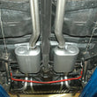 Load image into Gallery viewer, Flowmaster American Thunder Crossmember-Back Exhaust System fits 1968-1972 Buick / Chevrolet / GMC - Installation View