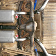 Load image into Gallery viewer, Flowmaster American Thunder Crossmember-Back Exhaust System fits 1968-1972 Buick / Chevrolet / GMC - Installation View