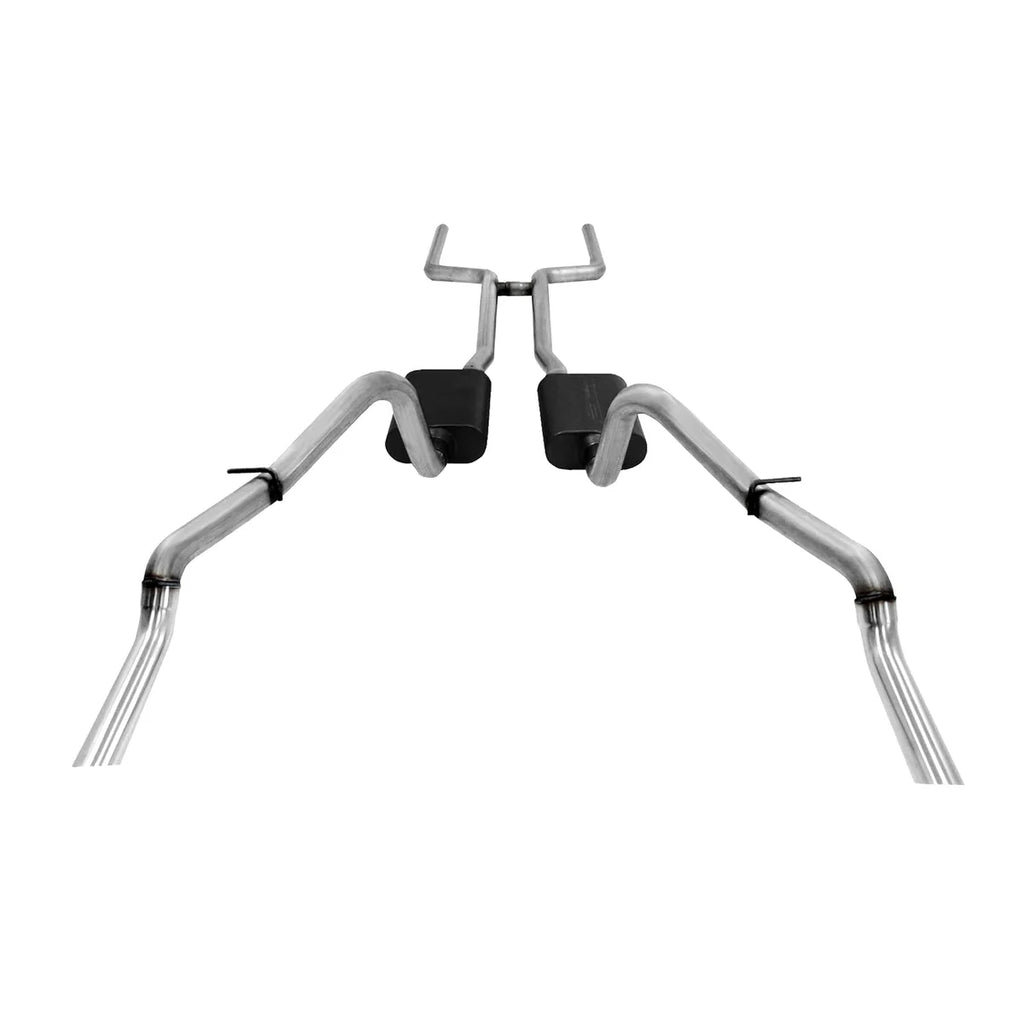 Flowmaster American Thunder Crossmember-Back Exhaust System fits 1969 Chevrolet Camaro / Pontiac Firebird - Installation View