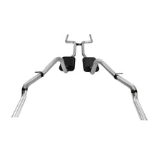 Load image into Gallery viewer, Flowmaster American Thunder Crossmember-Back Exhaust System fits 1969 Chevrolet Camaro / Pontiac Firebird - Installation View