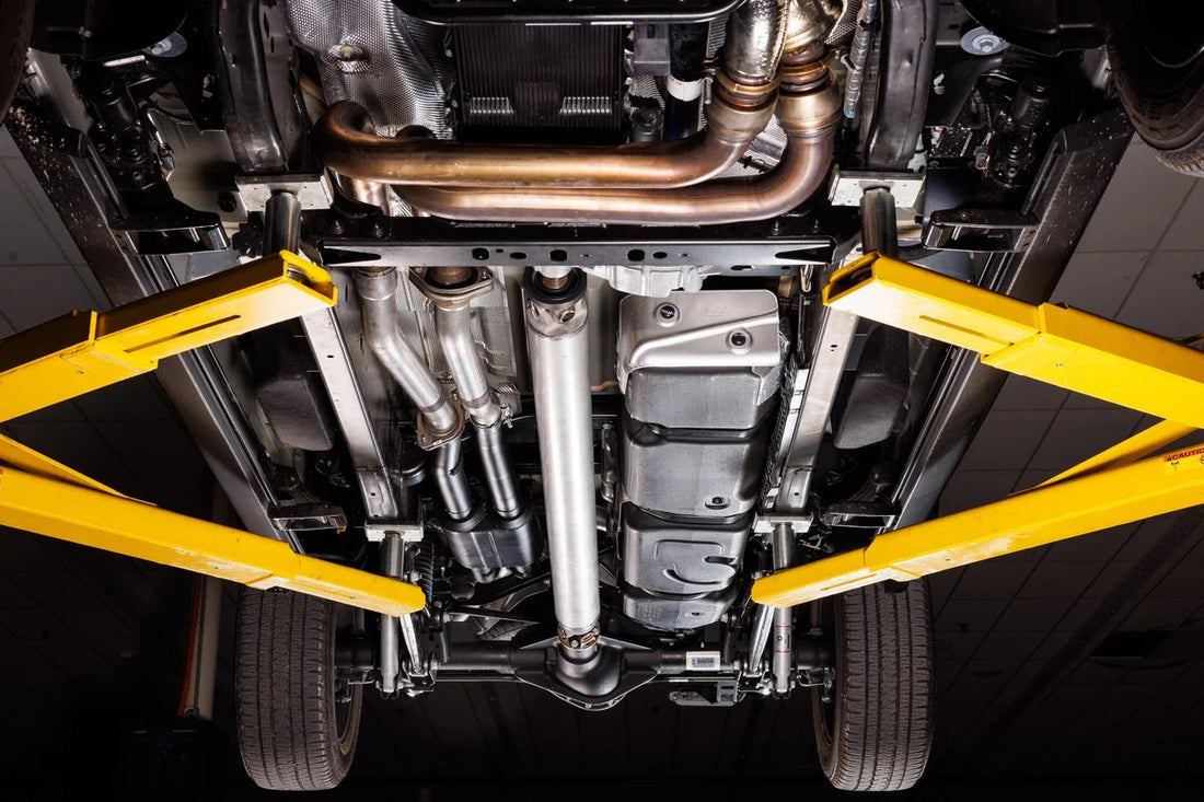 Flowmaster American Thunder Direct Fit Muffler fits 2025-2026 Ram 1500 Limited - Installation View