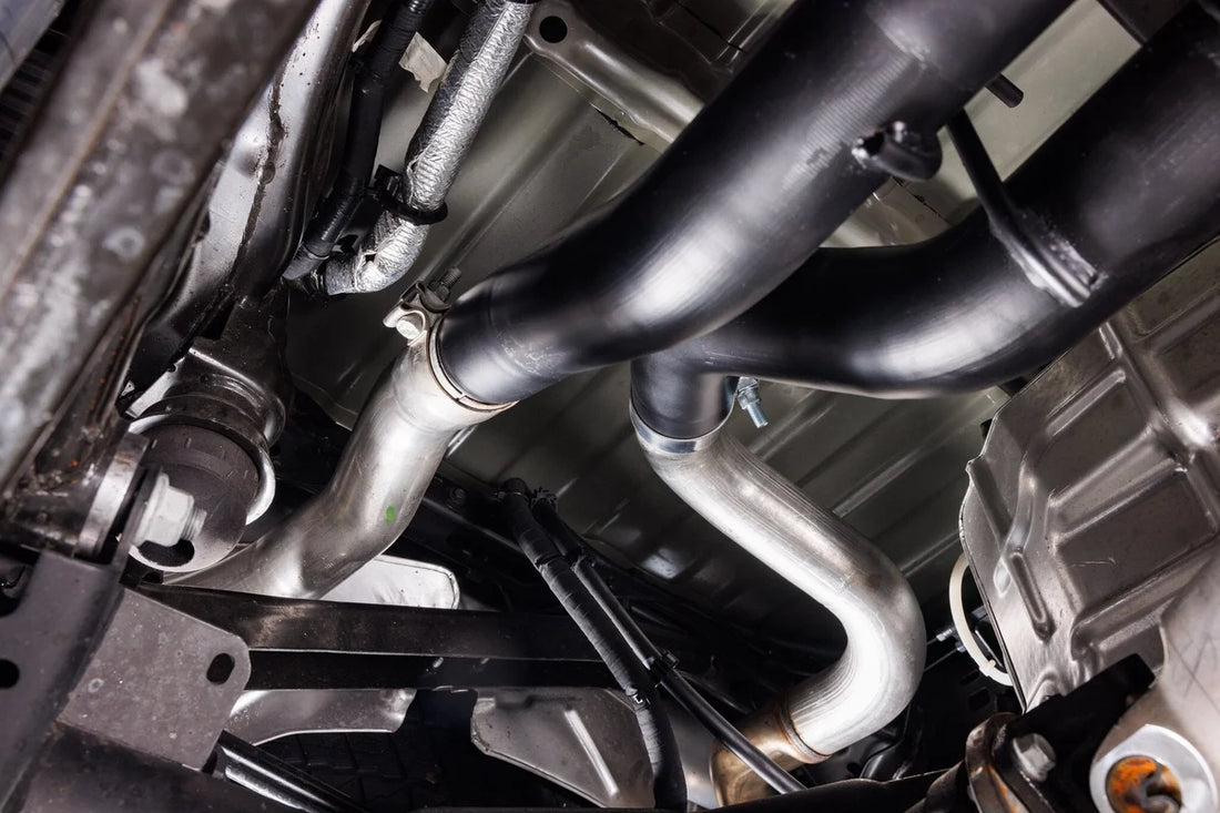 Flowmaster American Thunder Direct Fit Muffler fits 2025-2026 Ram 1500 Limited - Installation View