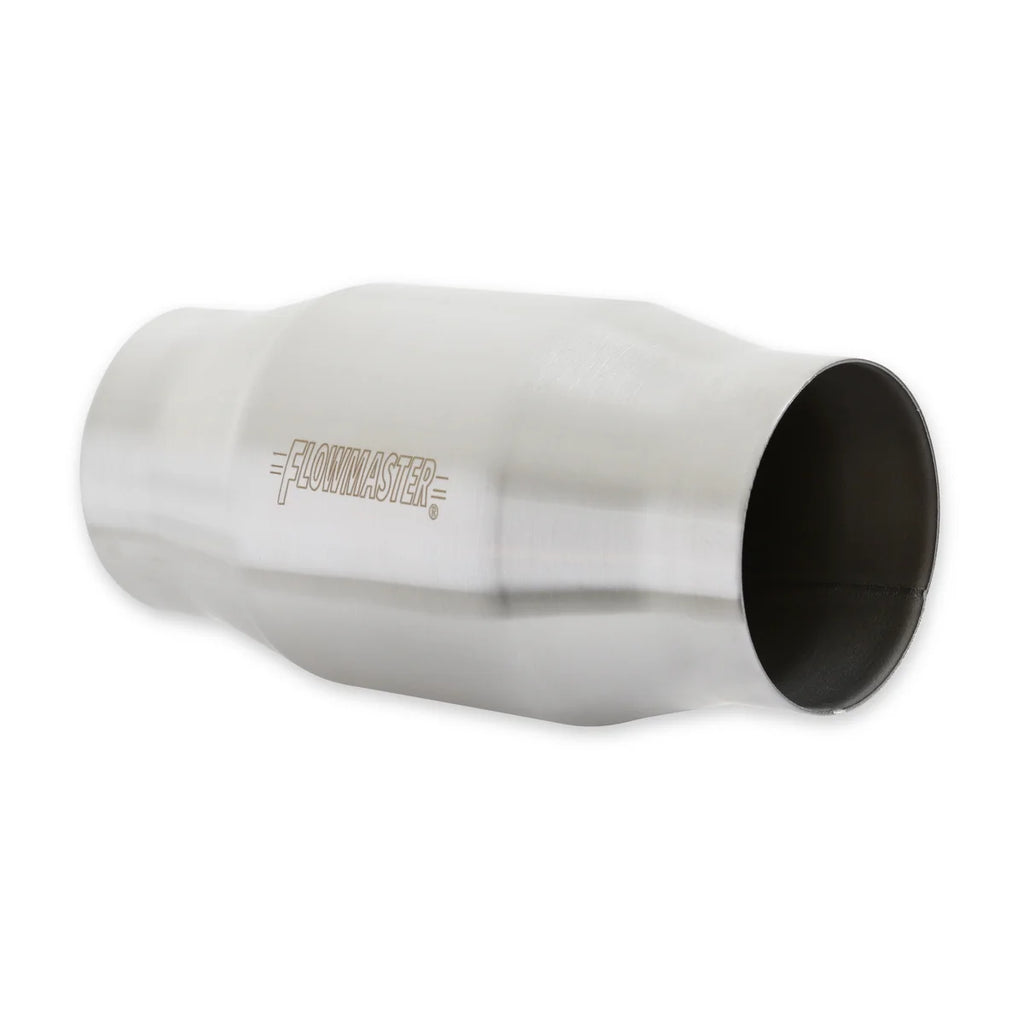 Flowmaster Catalytic Converter-Universal-200 Series-3.00 in. Inlet/Outlet-49 State - Side View