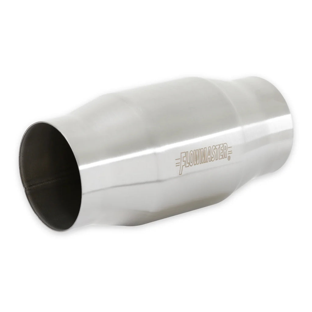 Flowmaster Catalytic Converter-Universal-200 Series-3.00 in. Inlet/Outlet-49 State - Back View