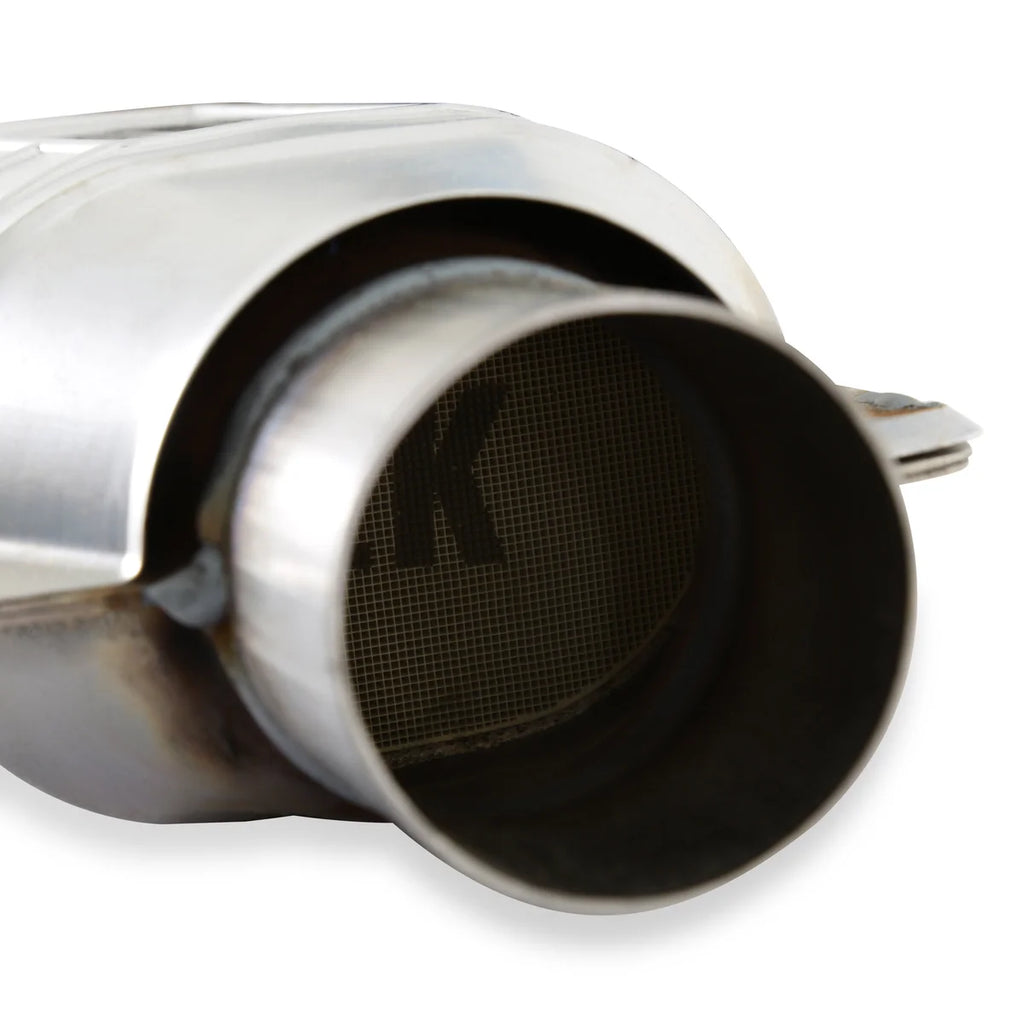 Flowmaster Catalytic Converter-Universal-225 Series-2.50 in. Inlet/Outlet-49 State - Back View