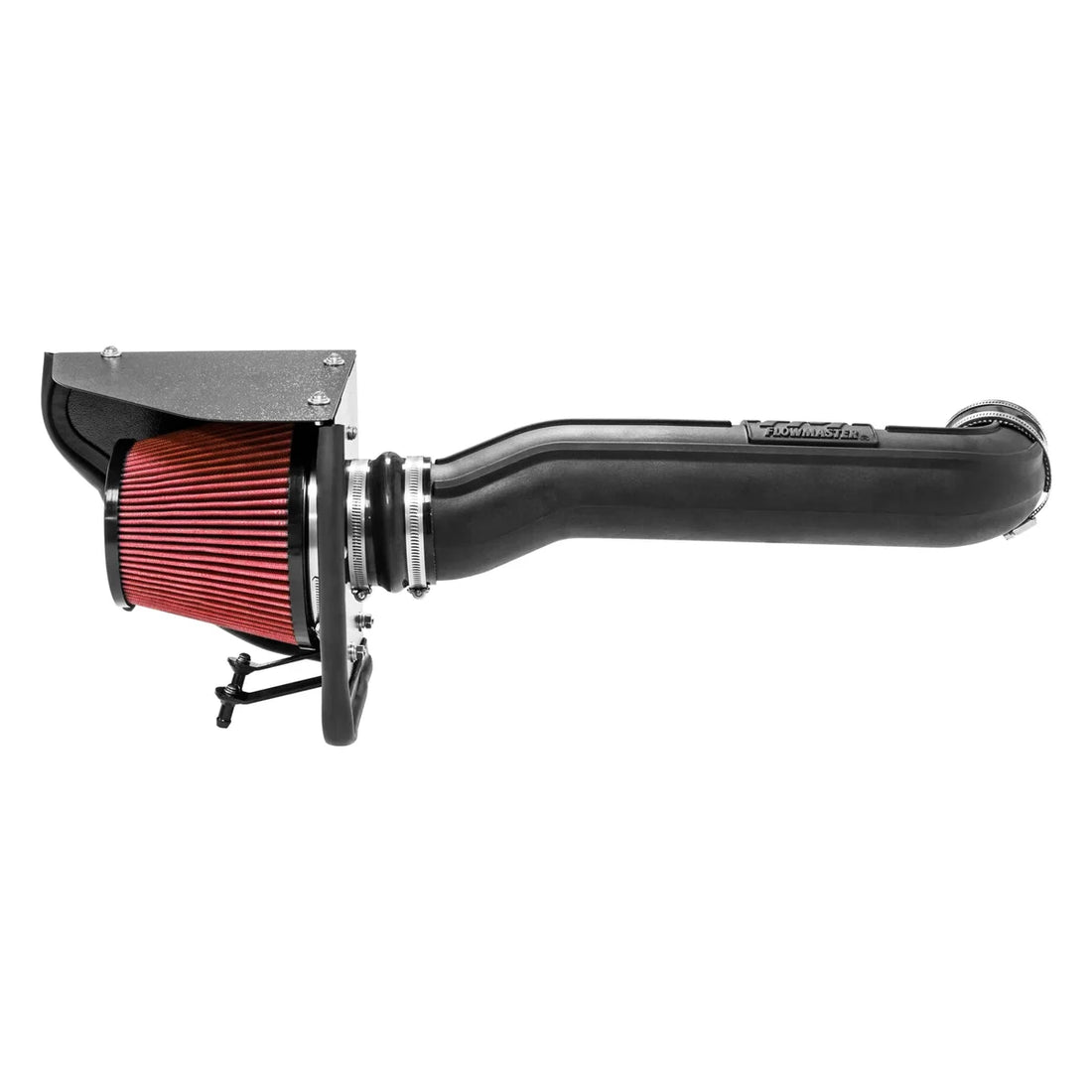 Flowmaster Delta Force Performance Air Intake - CARB Compliant fits 2012-2018 Jeep Wrangler / Wrangler JK - Side View