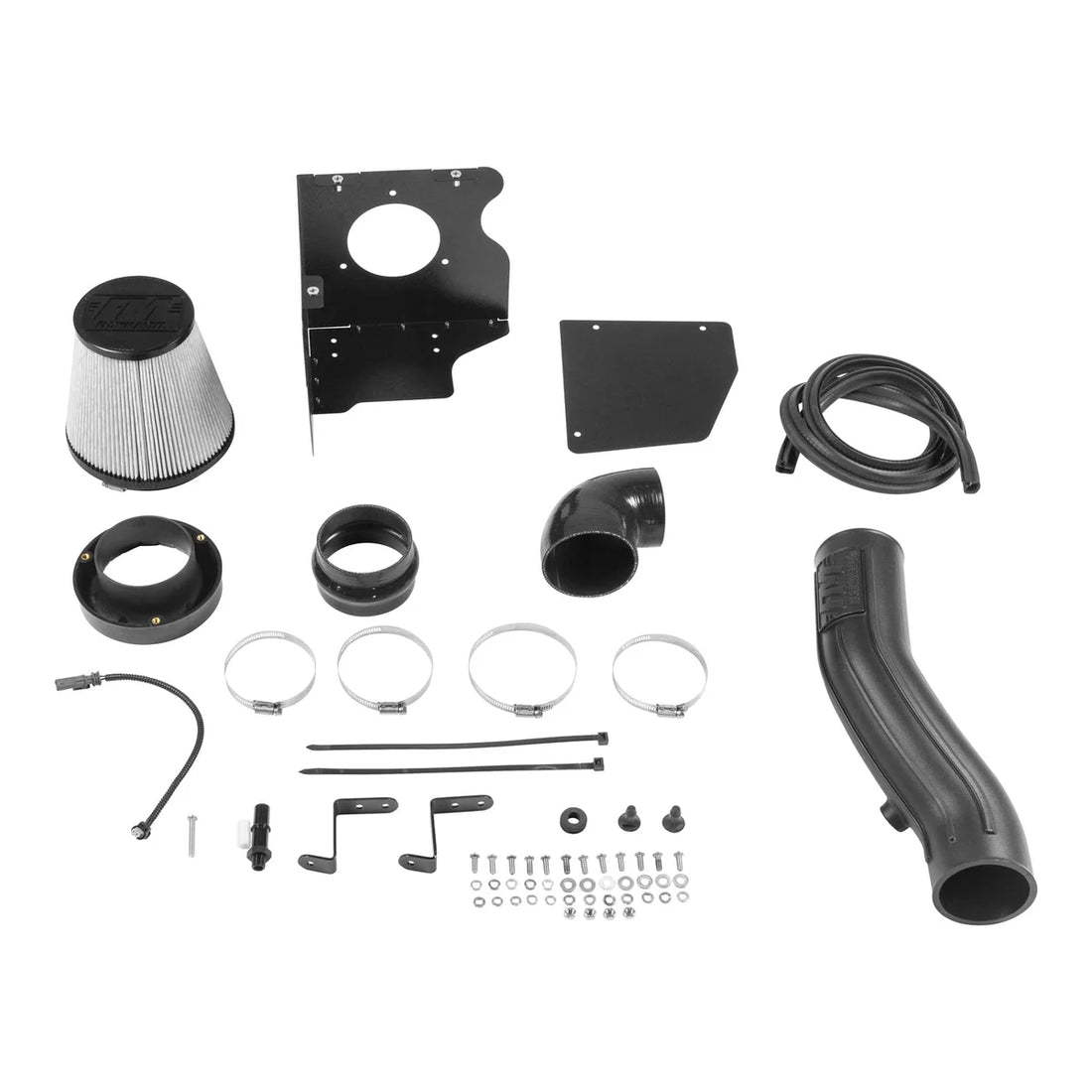 Flowmaster Delta Force Performance Air Intake fits 2018-2025 Jeep Gladiator / Wrangler - Installation View