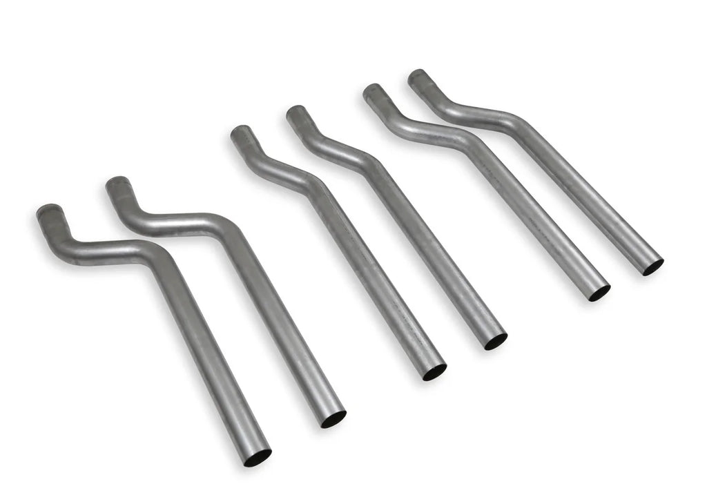 Flowmaster Exhaust S-Bend Assortment - 2.50 in. Tubing Various Offsets - Set of 6 - Back View