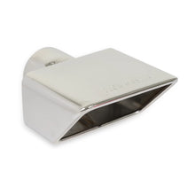 Load image into Gallery viewer, Flowmaster Exhaust Tip - 3.0 x 5.5 Polished Angle Rolled Edge Fits 2.5 in. Tubing - Back View